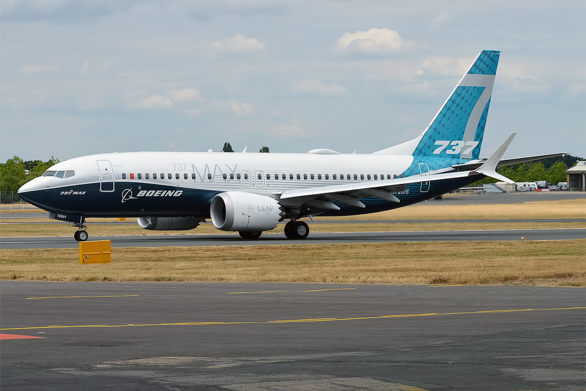 A Boeing 737 Max 7, which has yet to receive FAA certification. Anna Zvereva/Wikimedia Commons