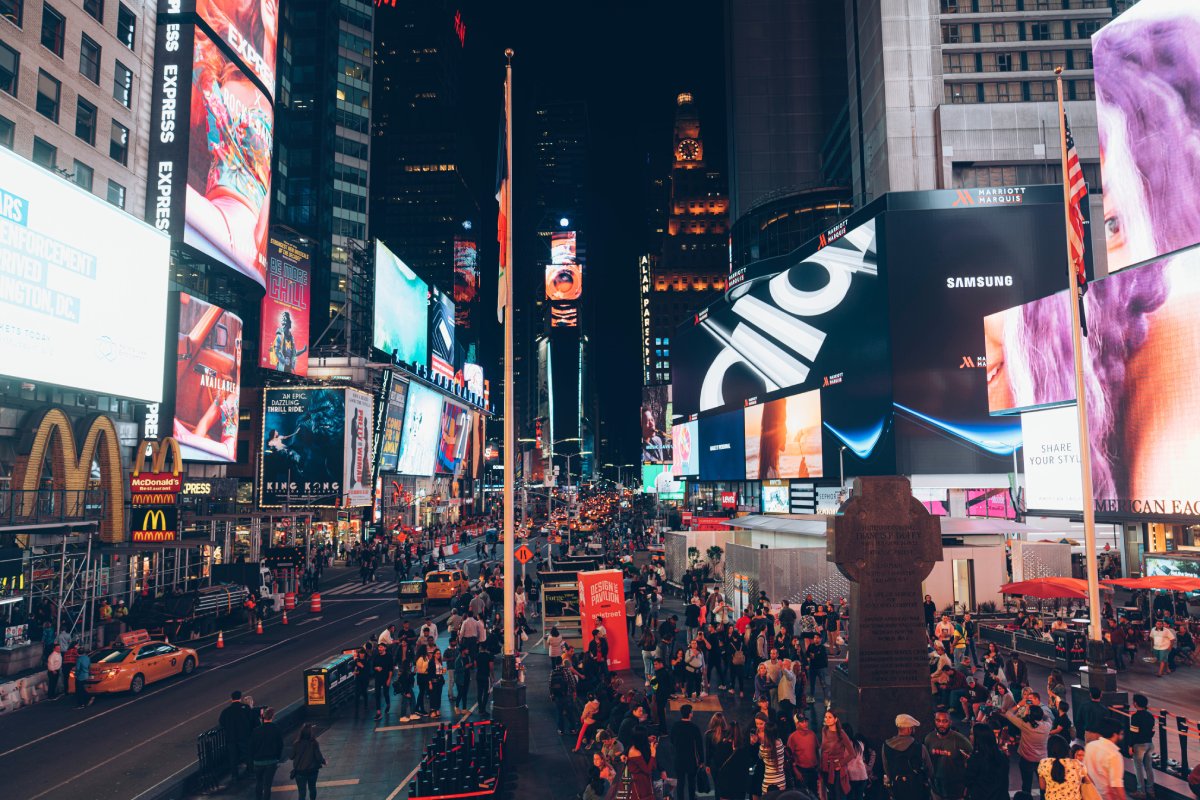 Times Square, New York City. 