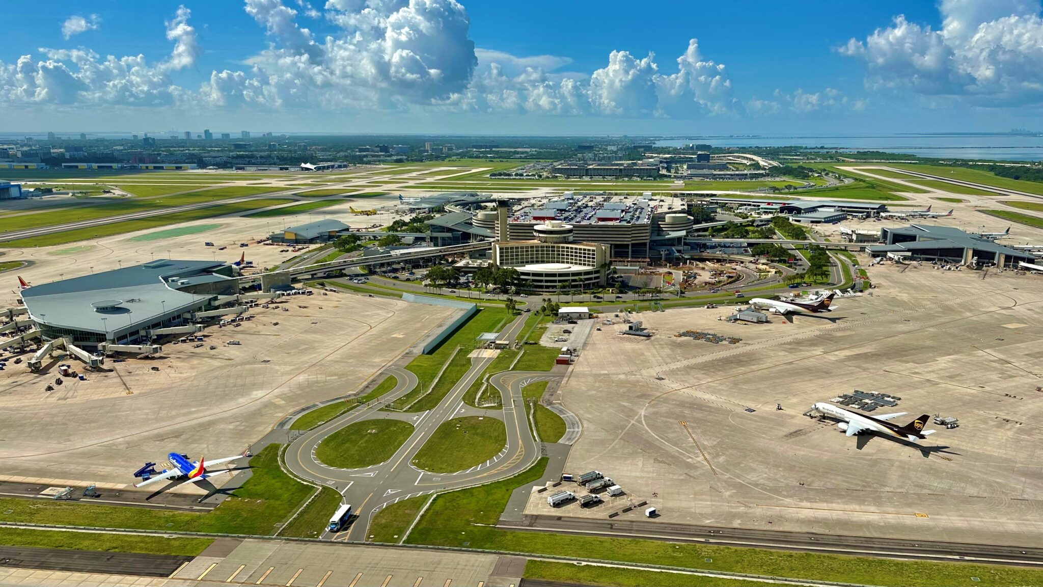 A look at Tampa International Airport. Tampa International Airport