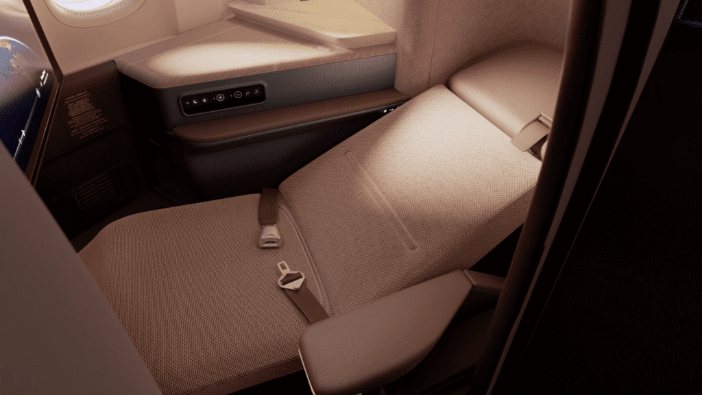 Cathay Pacific Aria Suite during flight